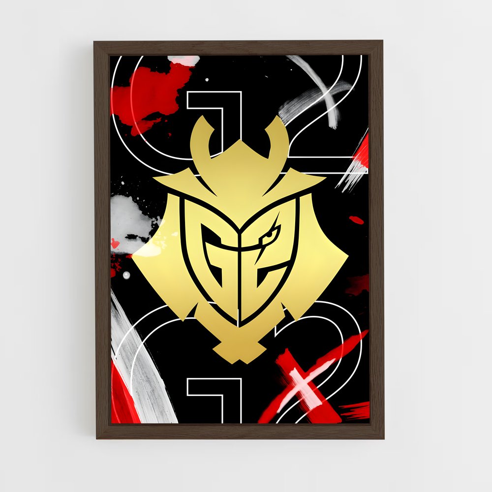 Poster G2 Gold Rush – affiche Esports (vue 5)